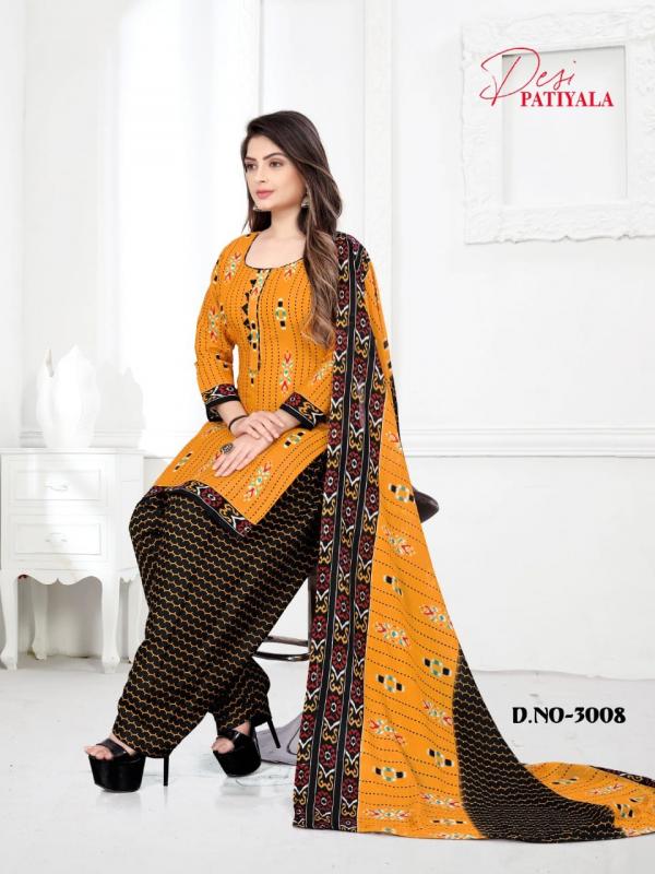 Ganesha Desi Patiyala Vol-3 Indo Cotto Readymade Suit